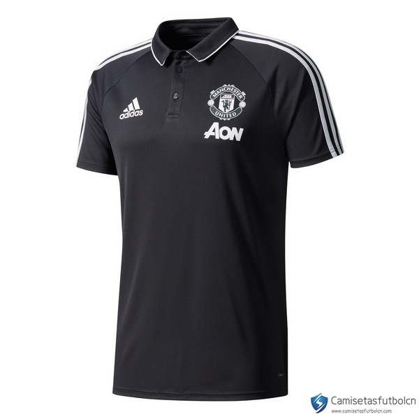 Polo Manchester United 2017-18 Negro